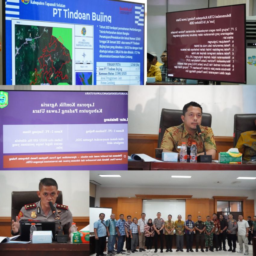 450 Hektare Eks-HGU Tanjung Siram Disorot, GTRA Paluta Percepat Penanganan Sengketa