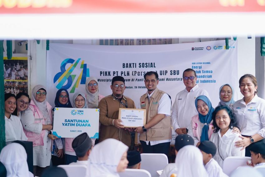 Srikandi dan YBM PLN UIP SBU Berbagi Kebahagiaan Bersama Anak-anak Panti Asuhan di Medan Dalam Rangka Menyambut HLN ke-81