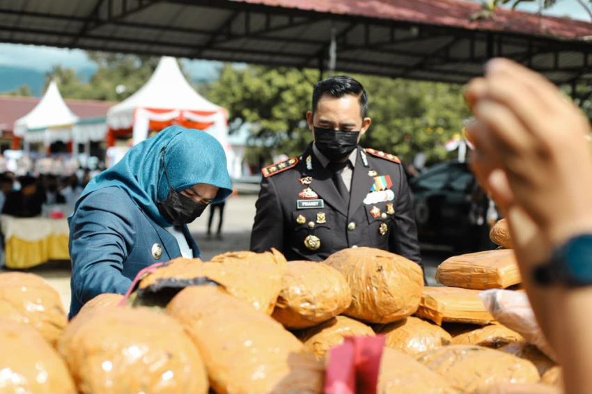 Peredaran Ganja 30,7 Kg Terungkap, Wabup Madina Dorong Perang Narkoba hingga Modus Vape