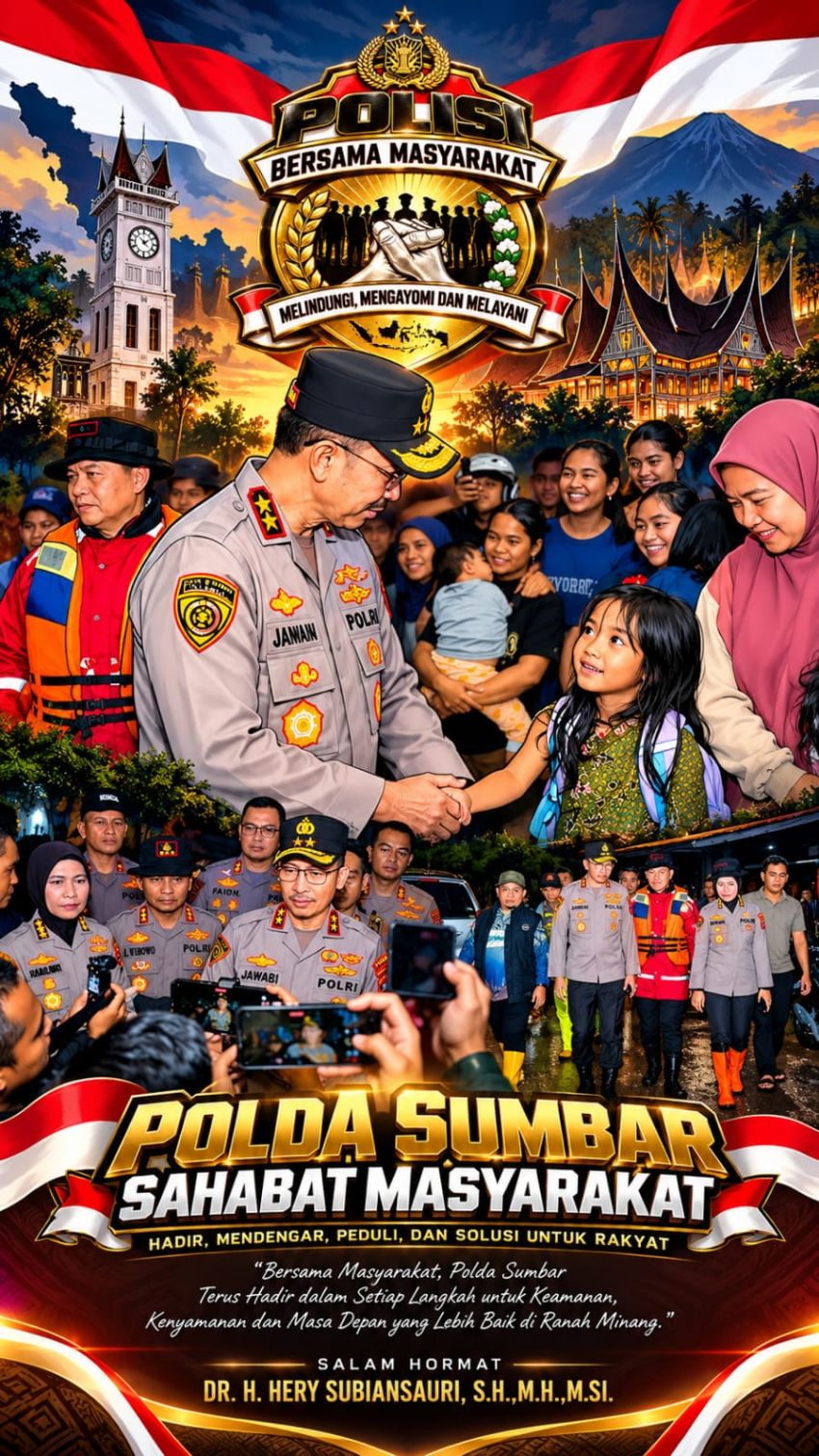 Dr. H. Hery Subiansauri: Polda Sumbar Hadir sebagai Sahabat Masyarakat, Bukan Sekadar Penegak Hukum