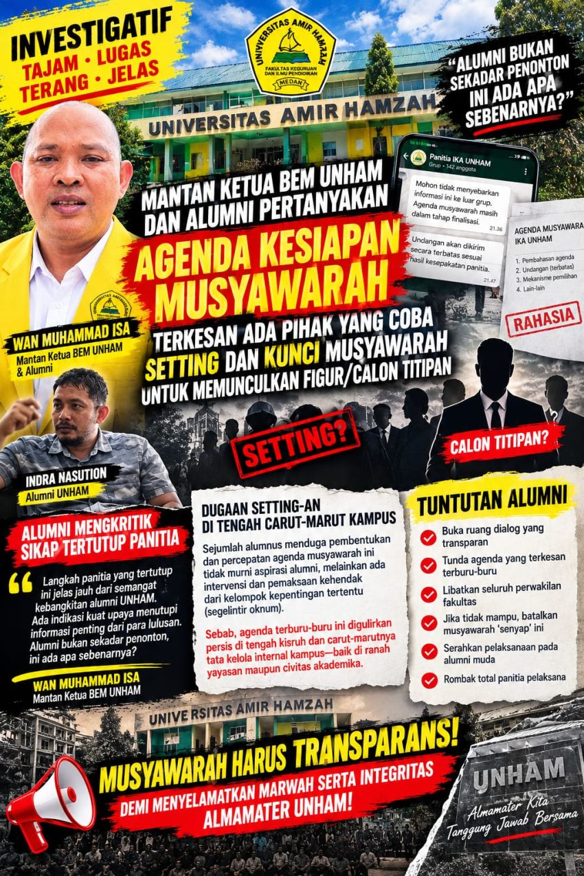 Jelang Musyawarah IKA UNHAM, Alumni Cium Dugaan Pengondisian Calon Titipan
