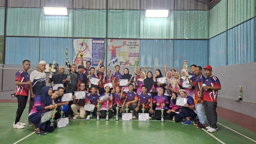 Julis Amitra-Taufik Juara Kelas B Turnamen PB Mitra Sporty Medan, Kadispora dan Ketua KONI Siap Dukung Bulutangkis