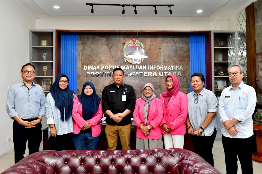 Kadis Kominfo Sumut Sambut Audiensi FJPI Sumut, Siapkan Dukungan Publikasi dan Fasilitas HUT ke-19