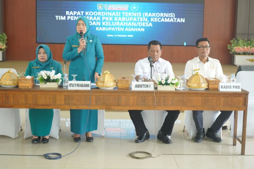 Rakornis TP PKK Kabupaten Asahan, Perkuat Administrasi & Sinergi Program Demi Kesejahteraan Masyarakat